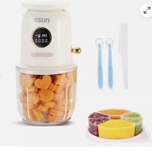 Xsun Baby Food Maker Portable Baby Food Processor Set for Baby Food EUC